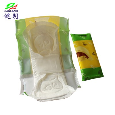 Disposable Ultra Thin Pads Natural Mini Sanitary Napkins with Wings for girl Organic Cotton Menstrual Overnight Pads